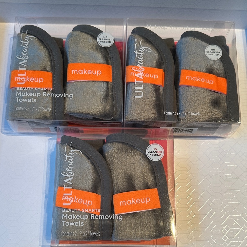 Ulta Beauty Makeup Removing Towels - Black and Orange